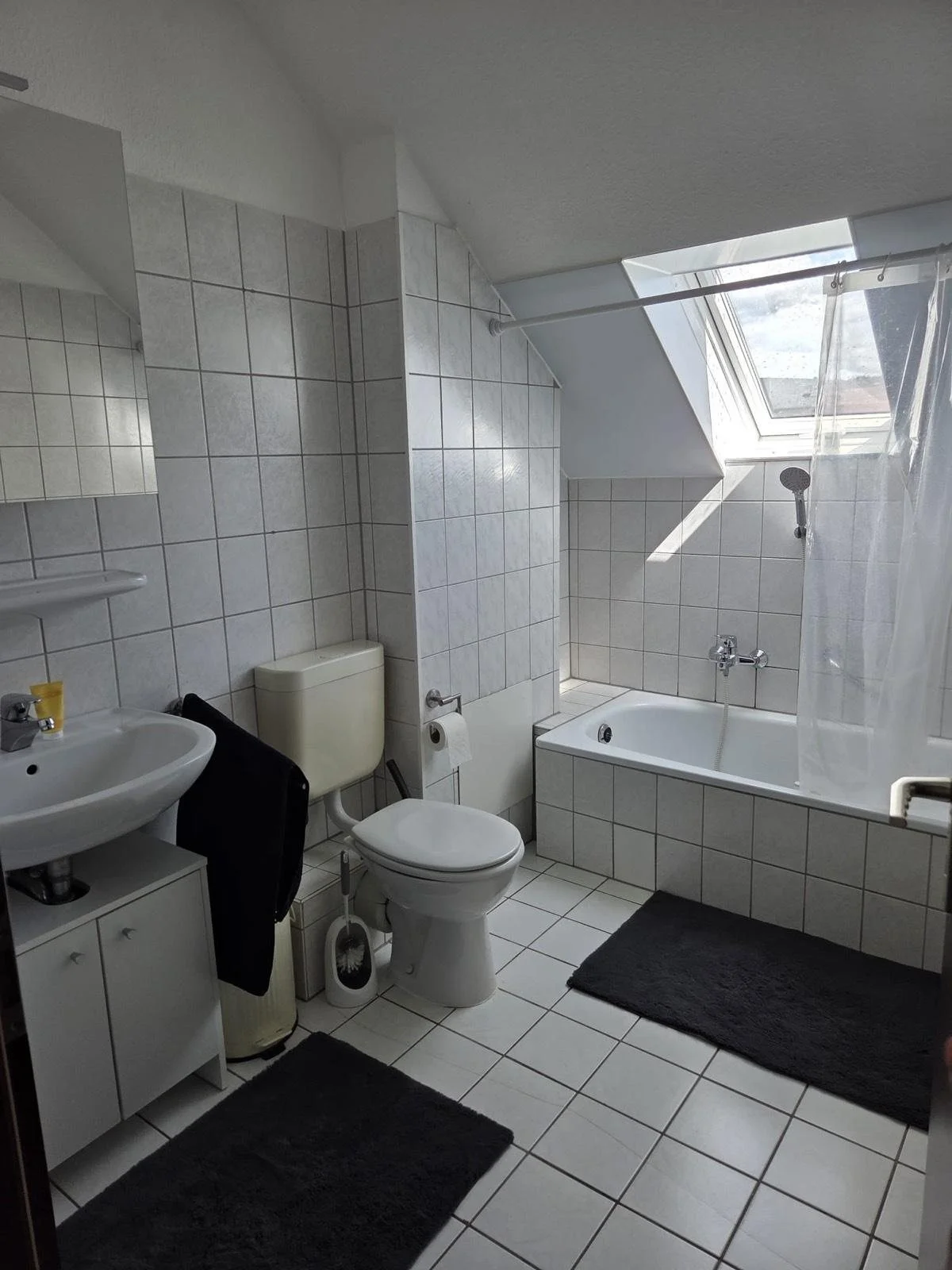 Bahar Abraham Immobilien, 3-Zimmer-Dachgeschosswohnung Bebra, Badezimmer